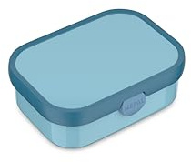 Mepal - Lunch box Campus – Contenitore per il pranzo per bambini – Contenitore per il pranzo con scomparto per bento e forchetta – Meal Prep Box con chiusura a clip – Senza BPA e lavabile in