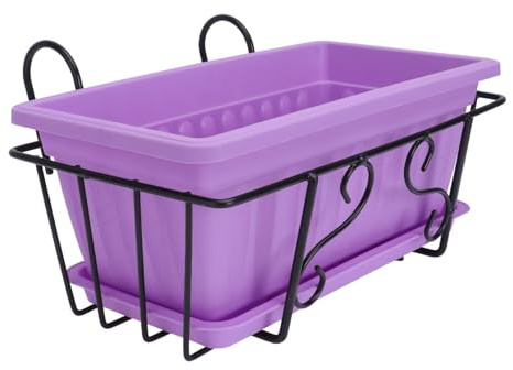 Sosoport Pot De Fleurs Suspendu 1 Lot Support Antirouille Installation Facile Support Pour Jardinière De Balcon