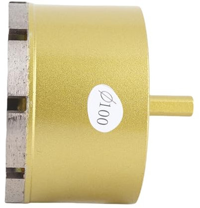 Marhynchus Bohrloch -Loch -Sägelochöffner, 45 ° Winkel Segmentiertes Design, Geeignet für Bankbohrer, Handbohrer, für Stein, Glas, Keramik (100 mm)