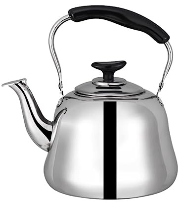 HUIBBGO Whistling Tea Kettle Kettle Stovetop Teapot Stainless Steel Whistling Kettle Teakettle Stovetop Teapot Tea Kettle with Infuser for Home Kitchen Tea Kettle