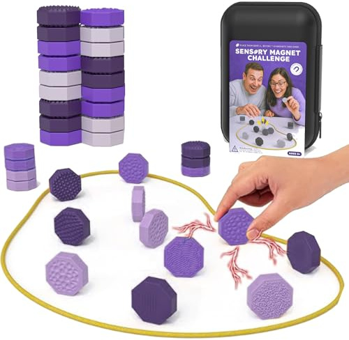 AUNGKWANG 20 Piezas Juego de Ajedrez Magnético, Tablero Portátil, Juego de Ajedrez Magnético con Cuerda y Caja, JuegoMagnético para Niños y Adultos