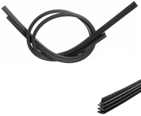Vaniika 32 Wiper Blade Refills Windscreen, 2Pcs Wiper Rubber Strips Universal Car, Frameless Replacement Windshield Front Rear, Wiper Blades Refills Parts for Most Auto Vehicle Vans Trucks Buses.