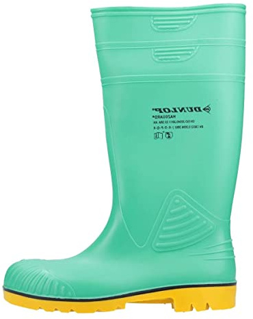 Dunlop Mens Acifort HazGuard Galoshes (13) (Green/Yellow)