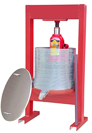 MNSRRN Presse à Fruits, cidre à vin avec 2 fûts en Acier Inoxydable, Fromage Fruit sur Tonique de légumes de Fruits, Retrait Facile pour rincer pour la Cuisine