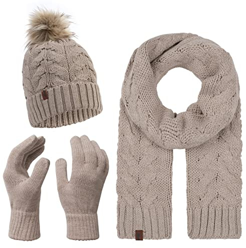 Rock Creek Winter Mütze Schal Handschuh-Set U-100