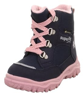 Superfit Mädchen - Schuhe HUSKY1 Boot, Modern, BLAU/ROSA 8010, 26