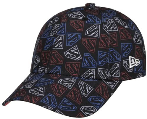 New Era 9Forty Kids Chyt Stålmannen KepsEra Barn - curved brim cap basebollkeps barnkeps Metallklämma, med skärm Vinter Höst Vår Sommar Sommar-Vinter - Child (50-53 cm) svart