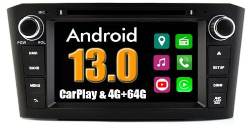 RoverOne Autoadio para Toyota Avensis T25 2002-2008 con CarPlay Android Auto Stereo Multimedia Sistema GPS Navegación Bluetooth