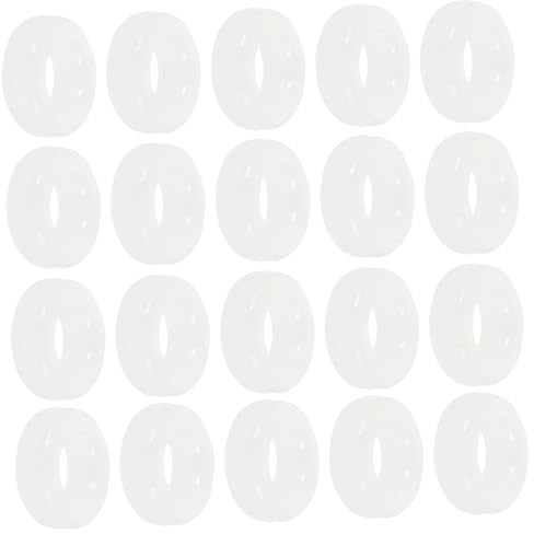 Healeved 30pares Anillos De Silicona Antideslizantes Para Patillas De Gafas Protector Semitransparente Para Uso Adultos y Compatible Sol