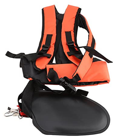 Nylon Trimmer Harness Strap Shoulder Strap Double Shoulder Strap, Adjustable Grass Trimmer Strap Universal for High-performance Scythe, Cutting, Hedge Trimmers