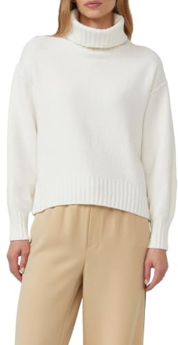 s.Oliver Kuscheliger Strickpullover mit breitem Rollkragen