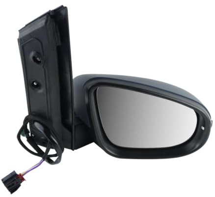 Rechter Außenspiegel (Fahrerseite) Für VW Für Touran MK2 1T3 (2010–2015), 6-polig, Elektrisch Beheizbar, Mit Blinker, Grundiert 2504254031 Außenspiegel Rückspiegel Auto