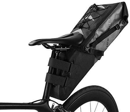 ROCKBROS Fahrrad Satteltasche 100% Wasserdicht IPX7 10L Fahrradtasche Hinterrad Tasche Sitztasche