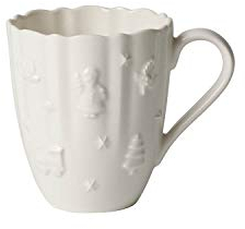 Villeroy & Boch – Toy's Delight Royal Classic Mug Avec Anse Blanc, Garanti Lave-Vaisselle, Compatible Micro-Ondes, Gobelet De Noel, Tasse Café, Gobelet, Article De Noël, Porcelaine Haut De Gamme