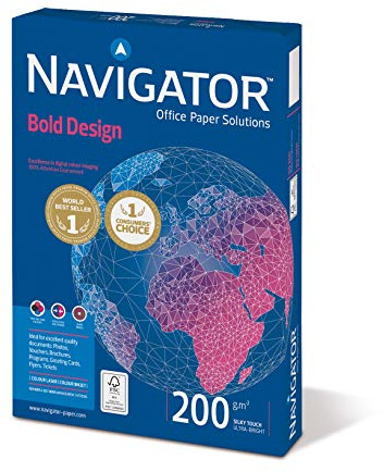 Navigator Bold Design - Multipurpose papper för skrivare - A4 200gr - 150 ark