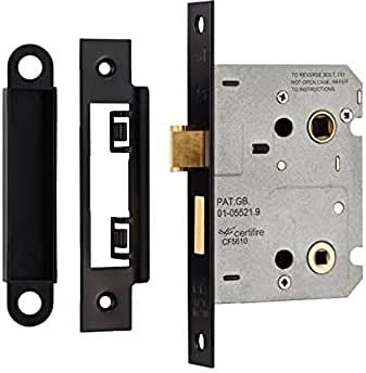 Carlisle Brass BAE5030 EASI-T Bathroom Lock 76MM Residential, Matt Black