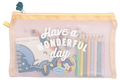Federmäppchen mit Einhorn-Extras - Have a wonderful day