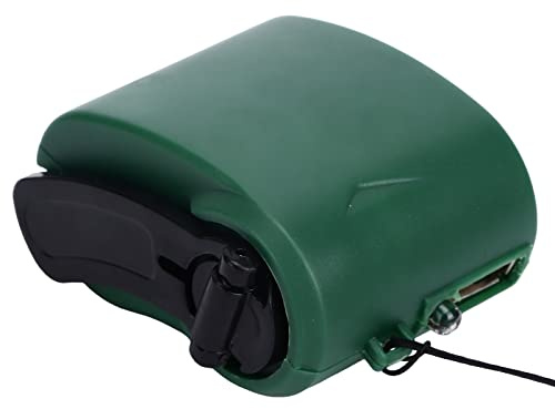 Fdit Caricatore Portatile di Emergenza per Telefono Cellulare da 3 a 8 Ore in Standby con Luce a LED, Caricatore per Telefono a Manovella USB per Escursionismo All'aperto Tazze da tè,