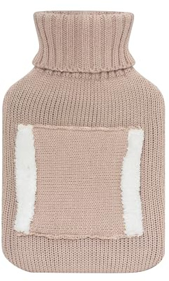 Bouillotte duo réchauffe mains ● Bouillotte à eau en caoutchouc naturel de 2L ● Conserve la chaleur jusqu’à 8H ● Plic
