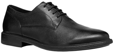 Geox U Terence E Oxford para Hombre, Black, 43 EU
