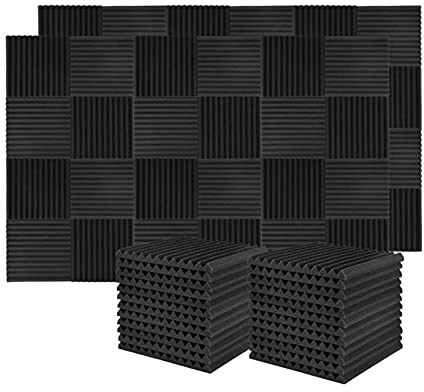 Beausoleil 60 Teilige Schall DäMmung Platte Schall DäMmung Studio Schaum, für Wand Schall DäMmung Platte, für Haus Studio, 2,5 X 30 X 30 Cm