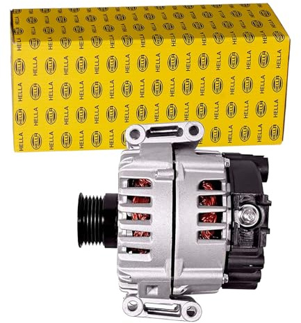 HELLA 8EL 015 637-431 Generator/Lichtmaschine - 12V - 180A | Kompatibel mit: MERCEDES-BENZ C-CLASS, C-CLASS Coupe, C-CLASS T-Model, CLS, CLS Shooting Brake, E-CLASS, E-CLASS Cabriolet