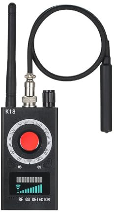 BIGFOX Detector de cámara oculta 4 en 1, antiespía, dispositivos de escucha, rastreador GPS, detector de dispositivo de escucha - detector de RF para oficina, coche, reunión, hotel