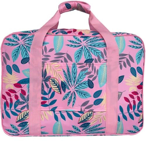 Dinntty Nähmaschinen-Tragetasche Vordertasche, Blatt- Und Blumen-nähmaschine Für Nähmaschine Und Zubehör