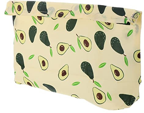PLAFOPE Wiederverwendbarer Bienenwachs Food Storage Bag Aus Baumwolle Mit Sealing Stick Nachhaltig Luftdicht Frischhaltend Für Obst Gemüse Und Brot Plastikfrei Umweltfreundlich