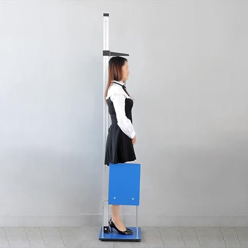 stadiomètre transportable Mesure de hauteur médicale stadiomètre portable – Appareil de mesure de la hauteur pour cabinet médical avec unité en mm – Mesure de la hauteur en alliage d'aluminium sur pie