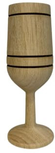 BODEGAS RUIZ-CANELA Copa de madera estilo Jerez - Elaborada a mano - Decoracion