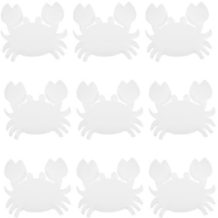 IWOWHERO 10 Pezzi Spugne Filtranti Assorbi Olio per Piscina e Vasca Spugne Riutilizzabili Forma Granchio Pulizia Facile e Veloce per Spa e Bagno