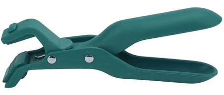 TIKATARER Gripare för Kokplattor, Kökstång i Plast för Varma Skålar, Halkfri 2 i 1 Gripare för Blandning, Camping, Passar 4-10 Tums Fat (Grön)