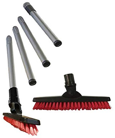 LTP CP/4 Cleaning Pack 4- for Cleaning and Restoring Grout - 4 Pcs Sturdy Pole and Stiff Bristled V Shaped Grout Brush.