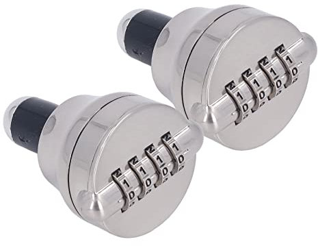 2Pcs Wine Bottle Stoppers,Wine Bottle Lock,Password Code Digital Lock Zinc Alloy Bottle Cover Password Lock for Home Wine Shop