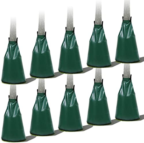 Jopassy 10x Bewässerungsbeutel, 75Liter Bewässerungssack, UV beständigem PVC Baumbewässerungsbeutel, Strapazierfähigem Baumbewässerungssack, Baumbeutel für Ihre Bäume, heiße Sommer