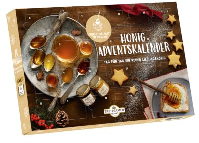 Breitsamer Honig-Adventskalender 2025 – Insgesamt 24 ausgewählte einzigartige Honig Spezialitäten im 40g Glas für eine überraschend süße Adventszeit (24 x 40g)