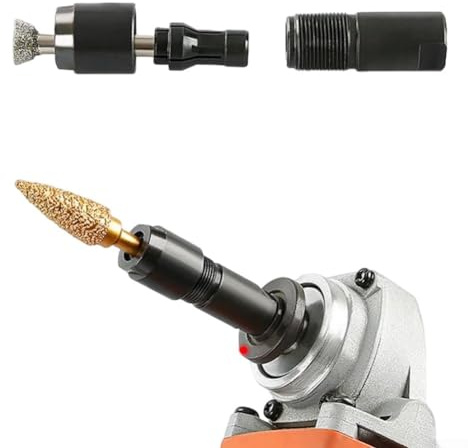 2Pcs Angle Grinder Adapter, 100-type Modified Adapter to Straight Grinder Chuck M10 Thread