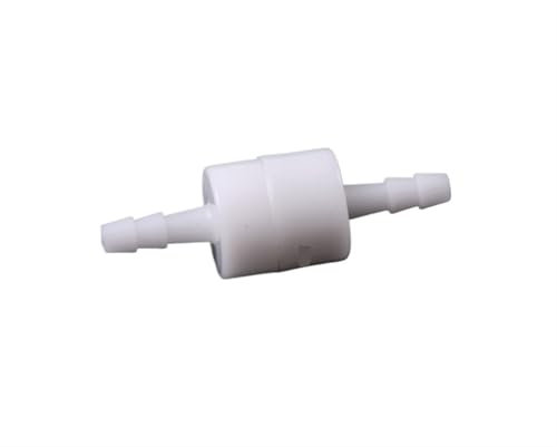 1 STK Weiß 4/6/8/10/12mm Kunststoff Einweg Inline Rückschlagventil Kraftstoff Gas Flüssigkeit Wasser Geeignet for Wasser Benzin Diesel Öle(10mm)