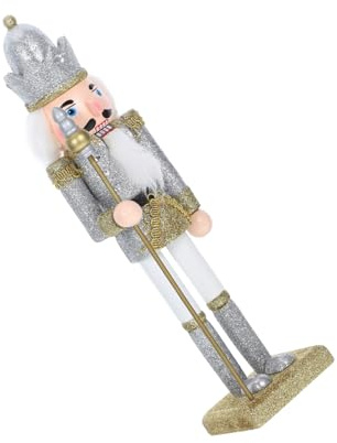 Alipis Figura De Soldado Cascanueces De Madera Color Soldado Cascanueces para Decoración De Mesa Festivales Manualidades De Escritorio