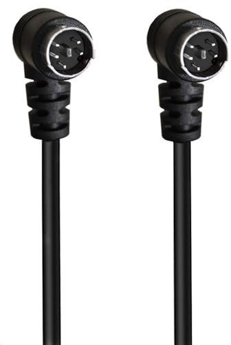 Câble adaptateur mâle vers mâle S vidéo 5 broches petit DIN 5 broches S-vidéo ligne ou home cinéma et utilisation en voyage