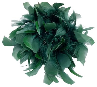 7,87 Pouces Élégante Fleur De Plume Grande Broche Pins De Revers Pour Femmes Hommes Fête De Mariage Danse Banquet Pins Pour Floral Châle Robe Costume Vêtements Accessoires Bijoux Corsage