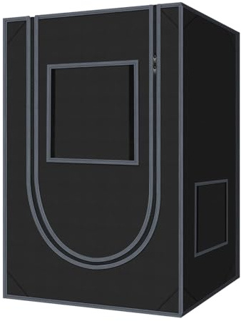 Grow Tent, 18x18x32Grow Tent, Indoor Growing Tent with Observation Windows, Lightproof Tent with Floor Tray, Mylar Hydroponic Tent
