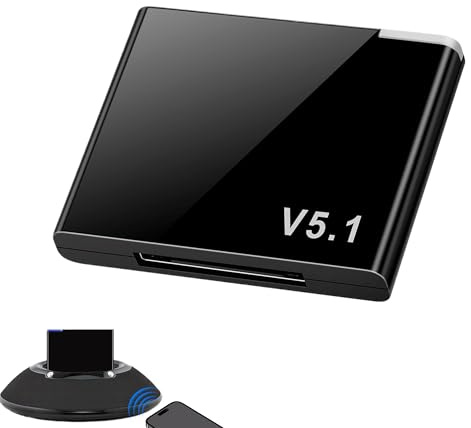 1 adaptateur Bluetooth 30 broches pour récepteur Bluetooth Bose SoundDock 5.1 simplifie la configuration audio Mini récepteur de musique audio pour iPhone, iPod, téléphone portable (pas pour voitures