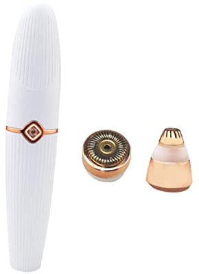 MERRYHAPY 4 Stck. USB Epilierer für Damen Multifunktionaler Rasierer mit Augenbrauen Trimmer Weiß Schmerzlose Gesichts und Haarentfernung Tragbar und Einfach zu Bedienen