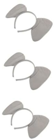 BESPORTBLE 3pcs Elephant Ear Headband Animal Ears Cosplay Supply for Girls Hair Accessories for Festival Costume Prop