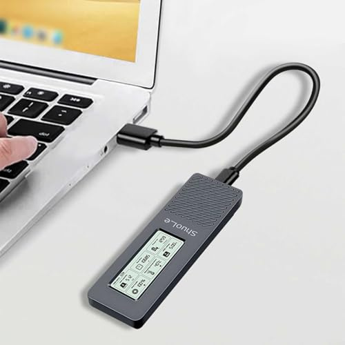 M.2 NVMe/NGFF SSD Dual Protocol Enclosure USB 3.2 10 Gbps NVMe PCI-E M.2 SSD Case Display Digitale Supporto UASP per Hard Disk (C TO C)