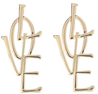 HLTYGWX Boucles d'oreilles Mignonnes Amusantes pour Verres à vin en Bois Acrylique Rouge, Grandes pour W