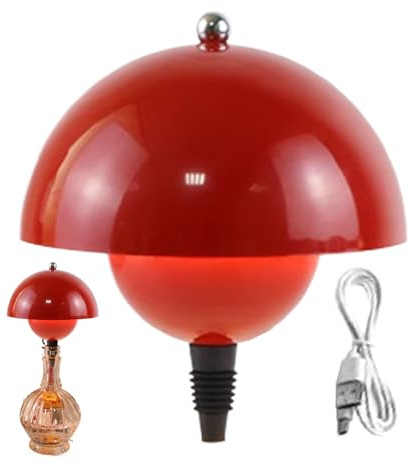 Generico Lampada da Bottiglia di Vino Senza Fili | Forniture di Illuminazione da Tavolo Regolabile,Lampada LED da Comodino - Per Adulti Casa Ufficio Hotel Camera da Studio Camera Bambini Comodino