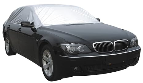 Sakura SS5382 Small Grey Car Top Cover - Frost Protection Water Resistant - Universal Easy Fit - Choose From 4 Sizes, Grey